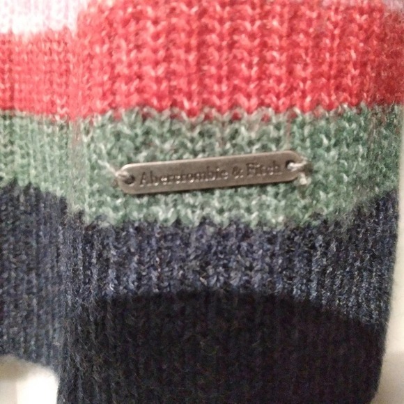 Abercrombie and Fitch Striped Metallic Tie Back Sweater Small - Picture 2 of 7